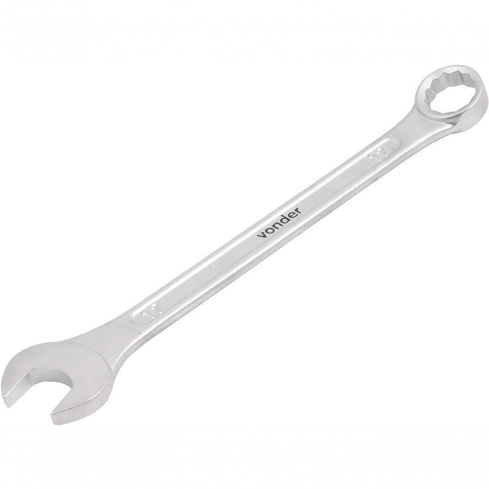Chave Combinada 17mm Cromo Vanadio Reta - Vonder - 1