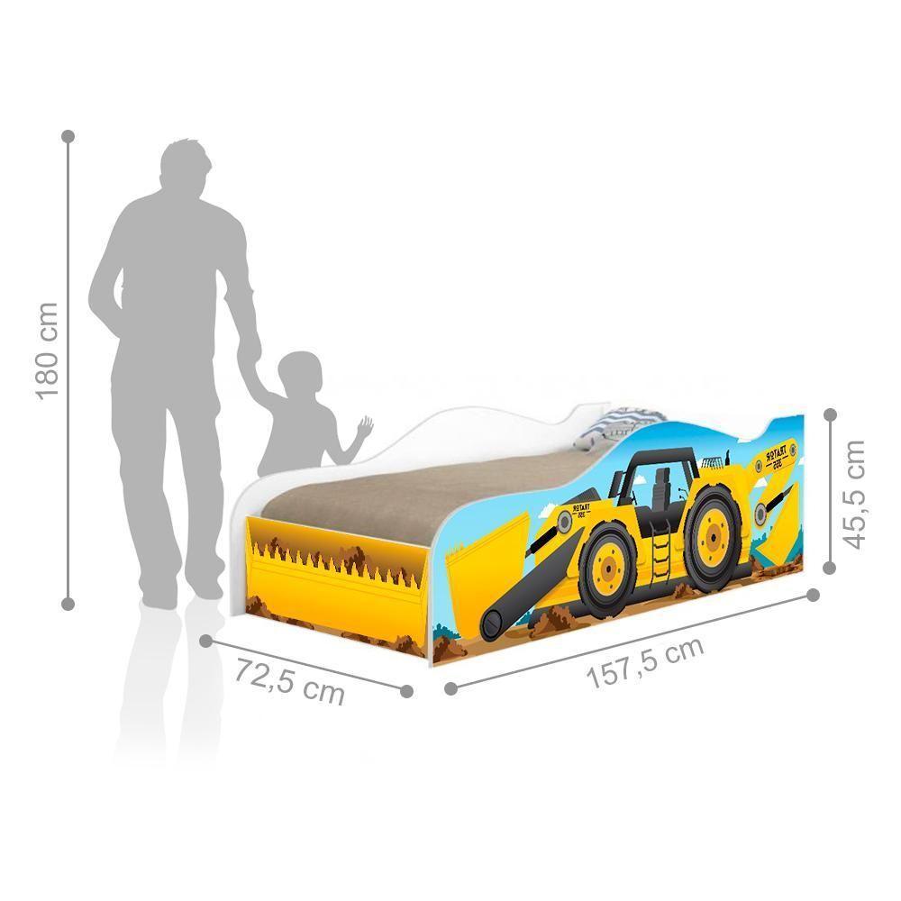 Cama Infantil Kids Speciale Trator Com Colchão - 3