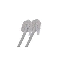 Fio Telefonico Cabo Rj11 1 Metro E 60Cm Kit 50 Uni - 2