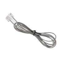 Fio Telefonico Cabo Rj11 Kit 50 Uni 1 Metro E 60Cm Telefone - 4