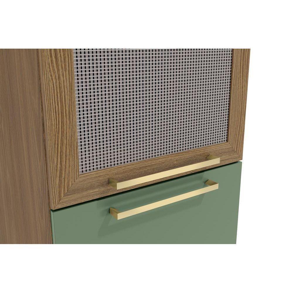 Módulo Cozinha Kappesberg Botanic Paneleiro Botanic M626 c/ 2 Portas c/ 1 Tela 50cm Nogueira/Fendi - Kappesberg - 2