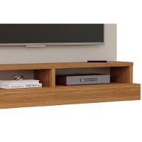 Home p/TV até 50 Polegadas Valência Plus c/ Prateleira e Nichos 160x135cm Nature/Off White - Permóbili - 3