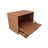 Conjunto De Banheiro Armário C- Espelho Bn3608 E Balcão Suspenso Bn3613 S- Cuba Pia 60cm Cor Amendoa-marmore Branco - Tecno Mobili - 3