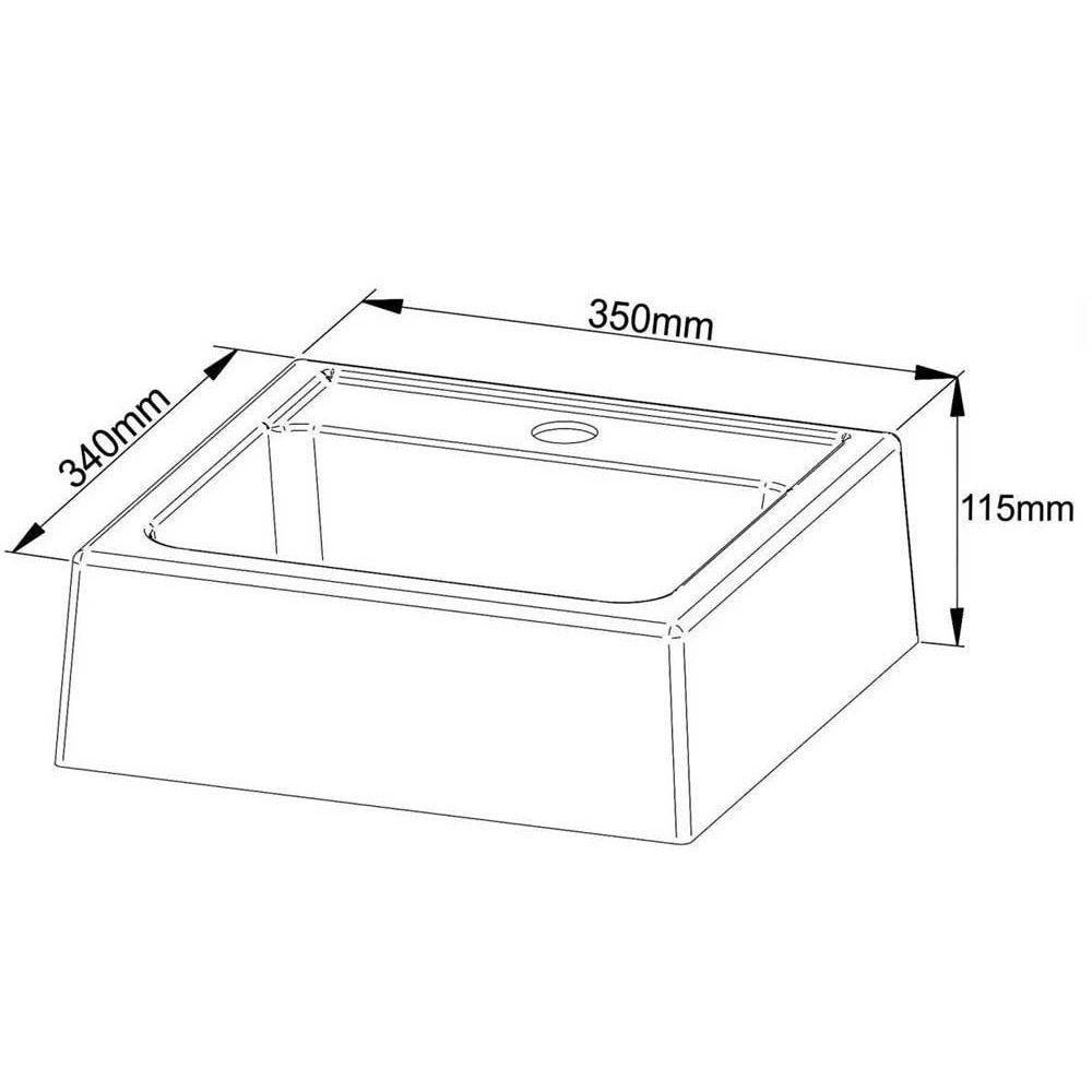 Kit De Banheiro Armário Bn3602 E Balcão Suspenso Bn3601 CCuba Pia Bn3600 80cm Amêndoa Tecno Mobili - 2