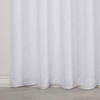 Cortina 4,00x2,30 Sala Quarto Cozinha Varão Voil Duplo Cor: Branco - 3