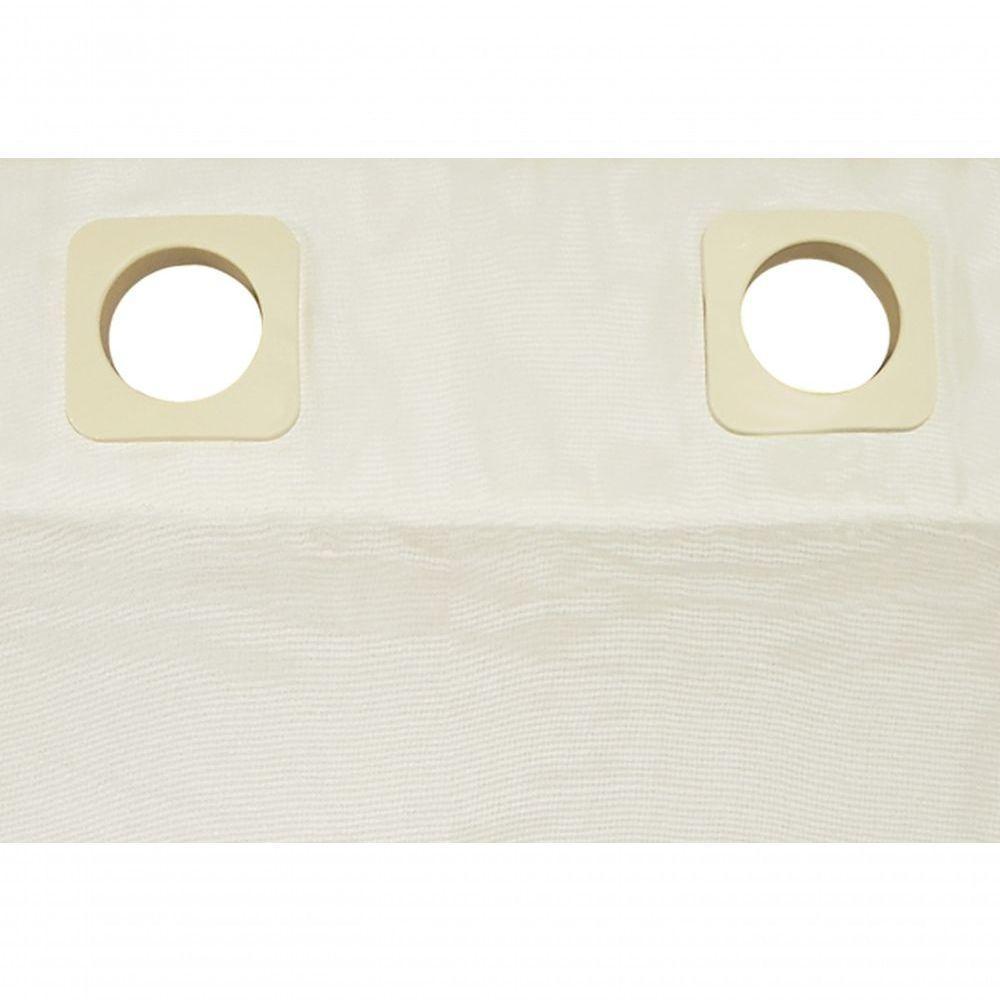 Cortina 2,80x1,20 Sala Quarto Cozinha Voil Microfibra Cor: Pérola - 5