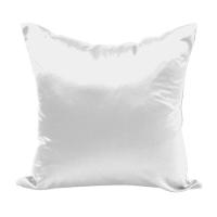 Capa Almofada Sala Quarto Cozinha 40x40 Cetim Zíper 02 Un Cor: Branca - 2