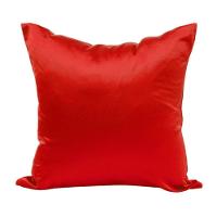 Capa Almofada Sala Quarto Cozinha 40x40 Cetim Zíper 02 Un Cor:vermelha - 2