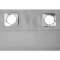 Cortina 2,80x1,20 Sala Quarto Cozinha Voil Microfibra Cor: Cinza.