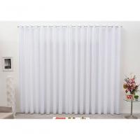 Cortina 3,00x2,50 Sala Quarto Cozinha Voil Blackout Tecido Cor:xadrez Branco