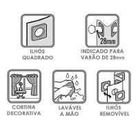 Cortina 3,00x2,50 Sala Quarto Cozinha Voil Blackout Tecido Cor: Areia. - 2