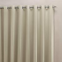 Cortina 3,00x2,50 Sala Quarto Cozinha Voil Blackout Tecido Cor: Areia. - 5