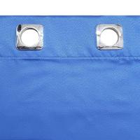 Cortina 2,00x1,20 Janela Sala Quarto Cozinha Tecido Liso Cor:azul