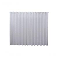 Cortina 5,00x2,50 Sala Quarto Cozinha Varão Tecido Jacquard Cor:cinza - 1