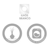 Cortina 2,00x1,20 Janela Sala Quarto Cozinha Tecido Liso Cor:branco