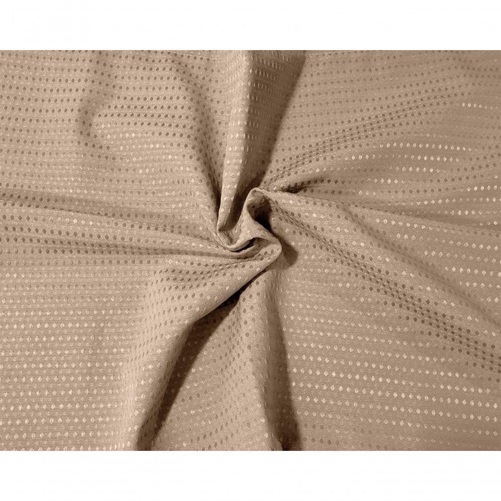 Cortina 2,00x1,20 Janela Sala Quarto Cozinha Tecido Piquet Cor:bege - 5