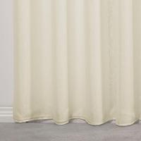 Cortina 4,00x2,50 Sala Quarto Cozinha Varão Voil Duplo Cor:pérola