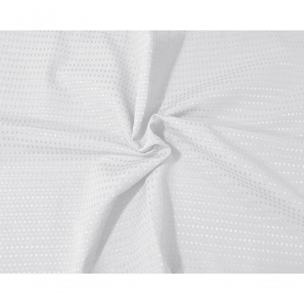Cortina 2,80x2,30 Sala Quarto Cozinha Tecido Piquet Cor: Branco - 5