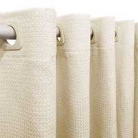 Cortina 2,00x1,20 Janela Sala Quarto Cozinha Tecido Piquet Cor:palha - 1