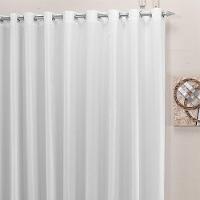 Cortina 3,00x2,50 Sala Quarto Cozinha Voil Blackout Tecido Cor:gelo - 5