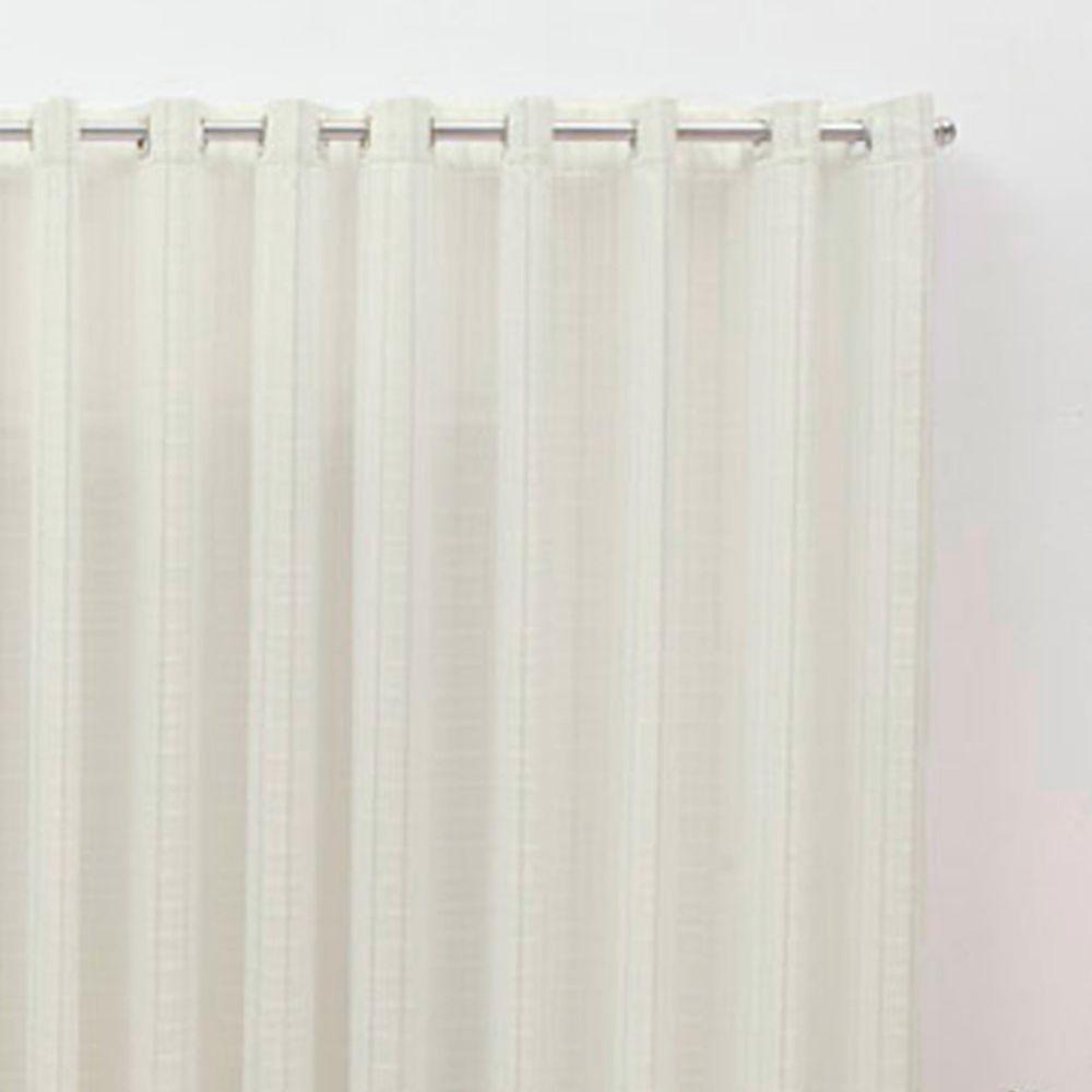 Cortina 3,00x2,50 Sala Quarto Cozinha Voil Blackout Tecido Cor:xadrez Pérola - 4