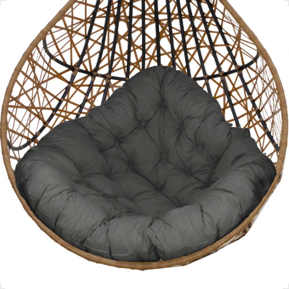 Balanço Suspenso Ninho Gota Com Mola E Mosquetão Para Jardim - Caramelo A3 - 3