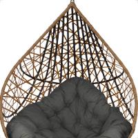 Balanço Suspenso Ninho Gota Com Mola E Mosquetão Para Jardim - Caramelo A3 - 2