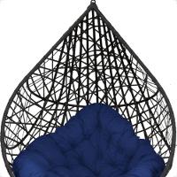 Balanço Suspenso Ninho Gota Com Mosquetão E Mola Para Terraço - Preto A2 - 2