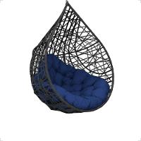 Balanço Suspenso Ninho Gota Com Mosquetão E Mola Para Terraço - Preto A2 - 10