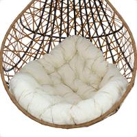 Balanço Suspenso Ninho Gota Com Suporte, Mola E Mosquetão Para Jardim - Caramelo A1 - 3