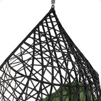 Balanço Suspenso Ninho Gota Com Mosquetão E Mola Para Quintal - Preto A5