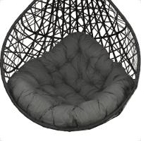 Balanço Suspenso Ninho Gota Com Suporte, Mola E Mosquetão Para Jardim - Preto A3 - 3