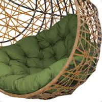 Balanço Suspenso Ninho Gota Com Mola, Mosquetão E Suporte Para Sacada - Caramelo A5 - 8