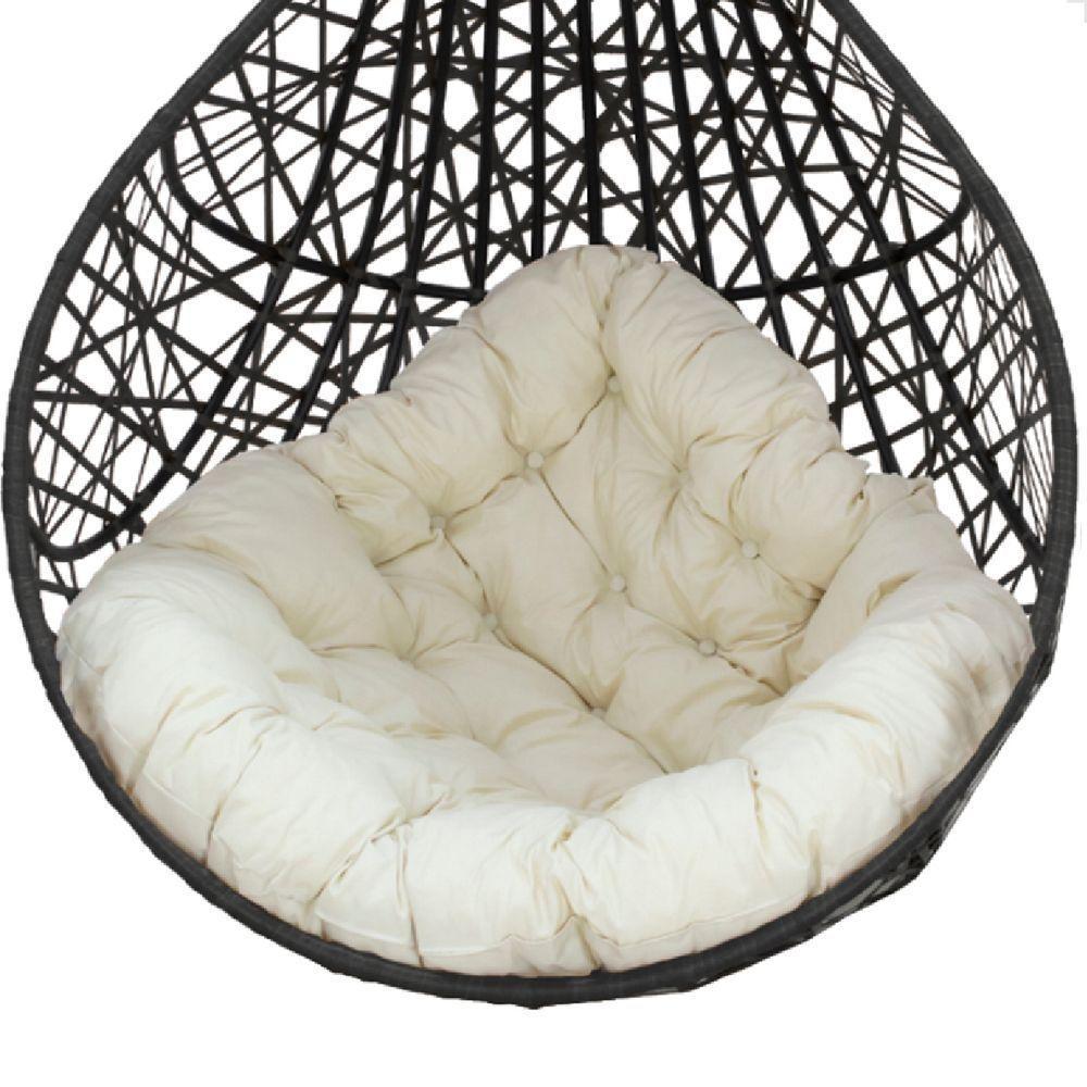 Balanço Suspenso Ninho Gota Com Mola, Mosquetão E Suporte Para Terraço - Preto A1 - 3