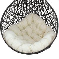 Balanço Suspenso Ninho Gota Com Mola, Mosquetão E Suporte Para Terraço - Preto A1 - 3