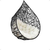 Balanço Suspenso Ninho Gota Com Mola, Mosquetão E Suporte Para Terraço - Preto A1 - 6