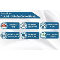 Colchão King Molas Ensacadas  MasterPocket Torino Ibrido (193x203x33) - Orthoflex