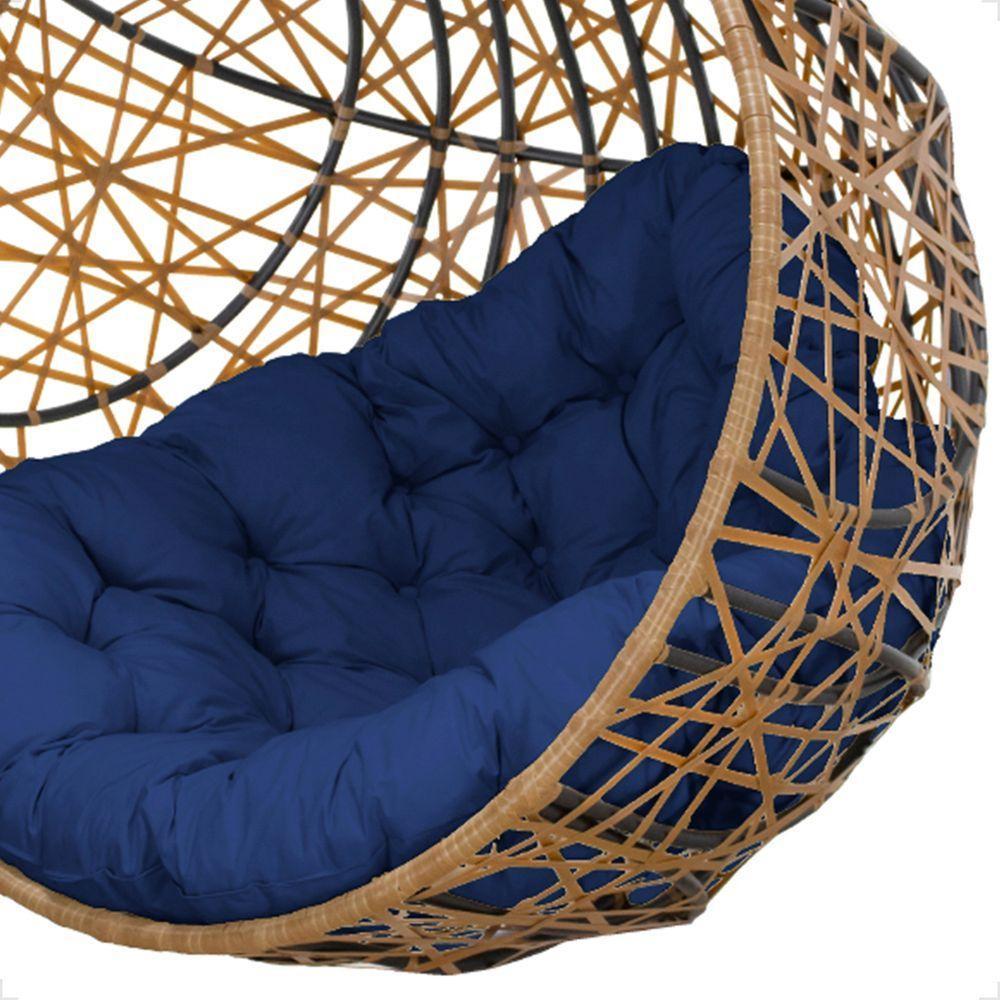 Balanço Suspenso Ninho Gota Com Mosquetão E Mola Para área Externa - Caramelo A2 - 5