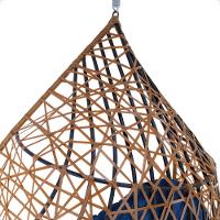 Balanço Suspenso Ninho Gota Com Mosquetão E Mola Para área Externa - Caramelo A2