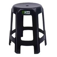 Banqueta De Plástico Sarah Duo Preto - 1