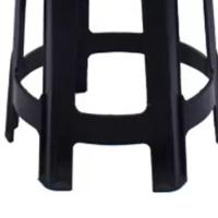 Banqueta De Plástico Sarah Duo Preto - 2