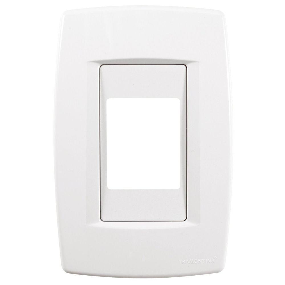 Placa 1 Módulo E Meio 4x2 Tramontina - 1