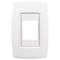 Placa 1 Módulo E Meio 4x2 Tramontina - 1