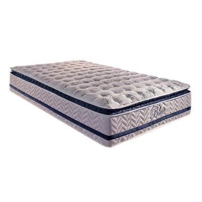 Colchão Solteiro Molas Ensacadas Masterpocket Blue Visco Gel Pillow Top Americano Paropas