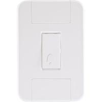 Conjunto 4x2 Com 1 Pulsador Campainha 10 A 250 V Tramontina Tablet Branco Tramontina - 1