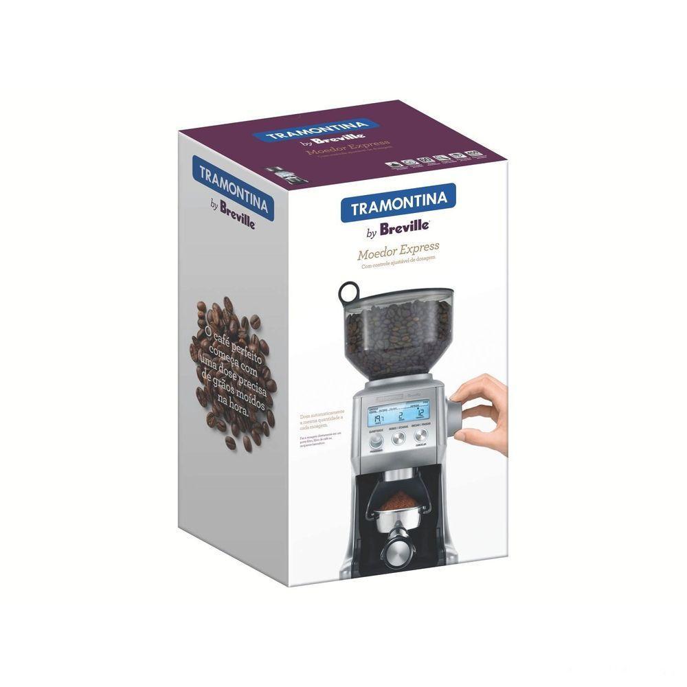 Moedor De Café Tramontina By Breville Express Em Aço Inox 60 Níveis De Moagem 220 V 220v - 5