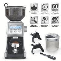 Moedor De Grãos De Café 60 Níveis - By Breville Express Aço Inox - Moagem Moinho Elétrico 220v - 1