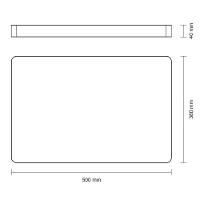 Tábua Com Empunhadura Churrasco Em Madeira Teca Fsc Com Acabamento Em óleo Mineral 50x38 - 2
