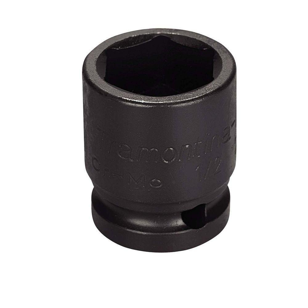 Soquete De Impacto Sextavado Em Aço Cromo Molibdênio 24 Mm - Encaixe 1-2\'\' Pro - 1