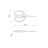 Tesoura Para Frutas Tramontina Com Lâminas Em Aço Inox Tramontina - 2